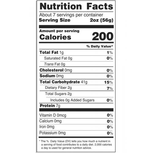 Nutrition facts