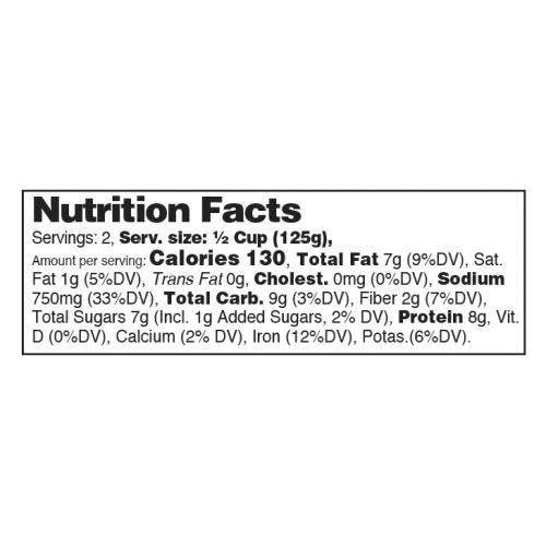 Nutrition facts
