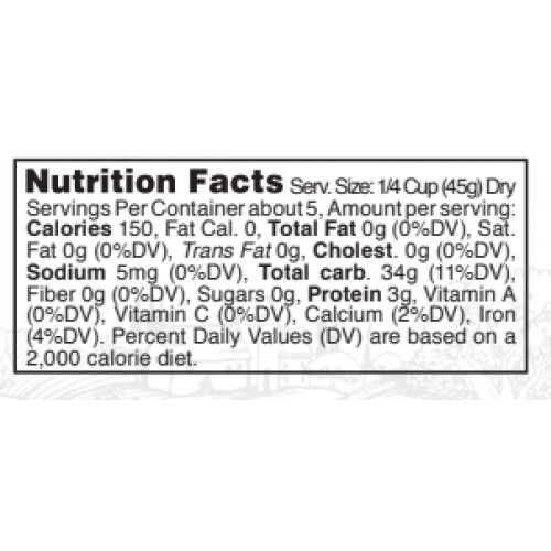 Nutrition facts