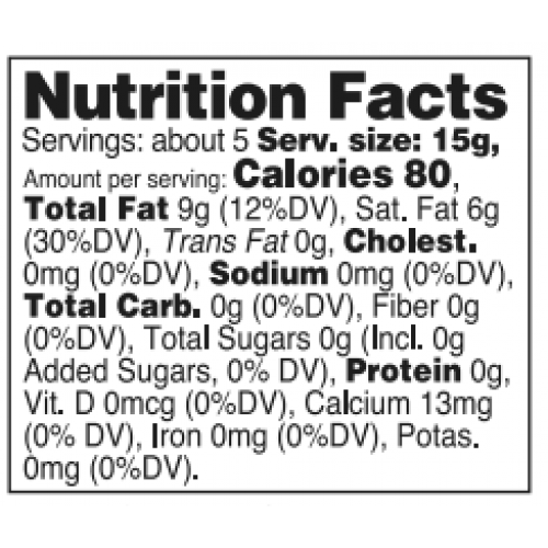 Nutrition facts