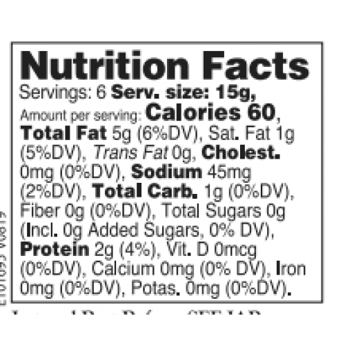 Nutrition facts