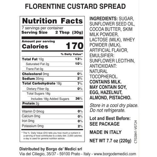 Florentine custard