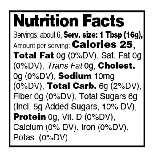Nutrition facts