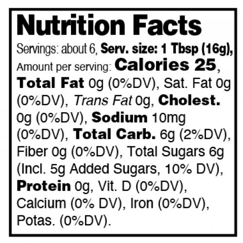 Nutrition facts
