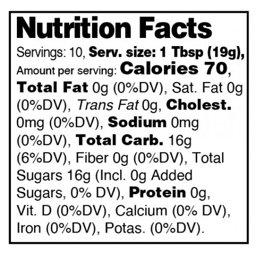 Nutrition facts