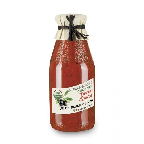 Organic Tomato Sauce with Black Olive