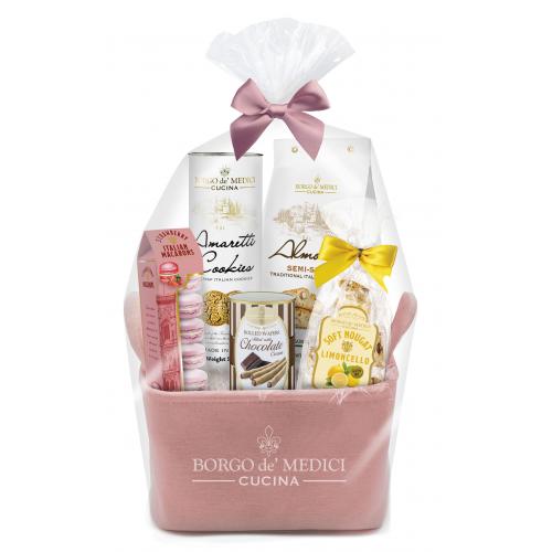 Medium Sweet Canvas Basket Borgo de' Medici