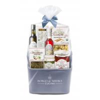 Large Savoury Canvas Basket Borgo de' Medici